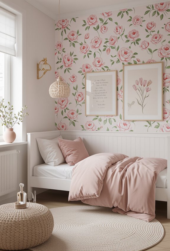 pink floral patterned elegance