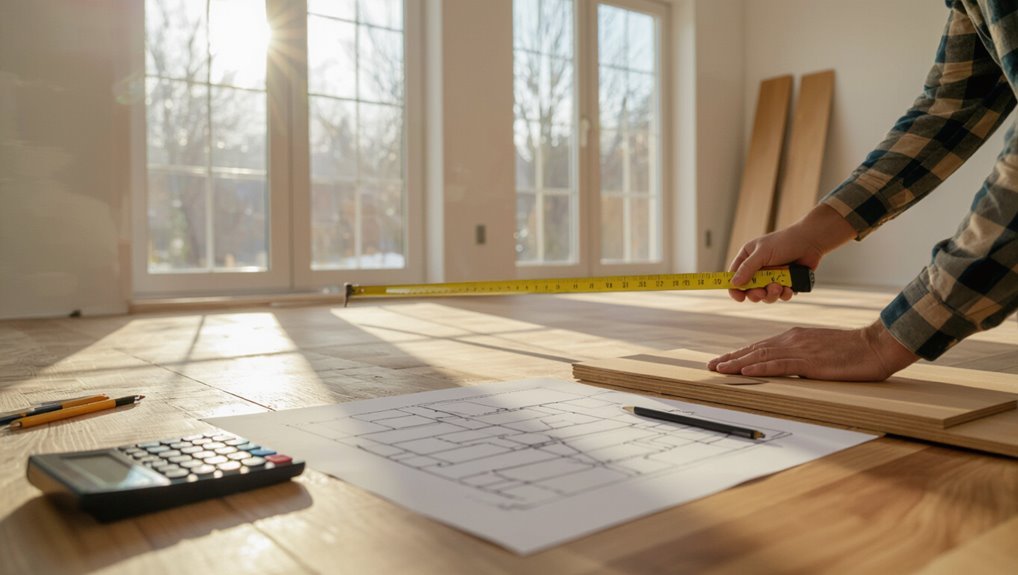 plan layout calculate gaps
