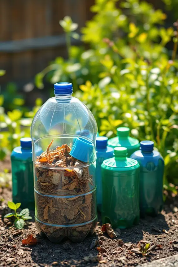plastic bottle compost bins