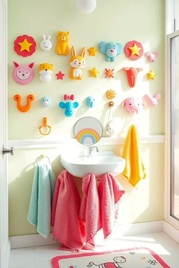playful and organized hooks