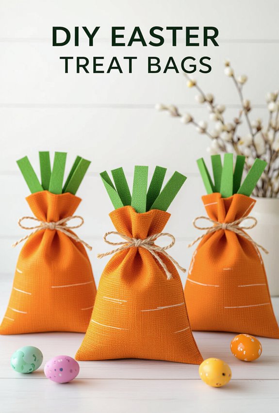 playful carrot shaped bags