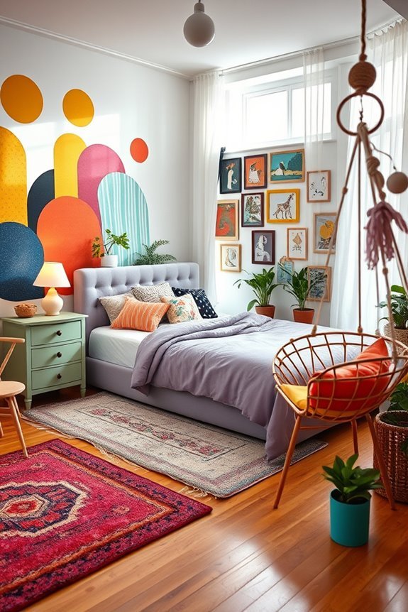 playful colorful cozy retreat