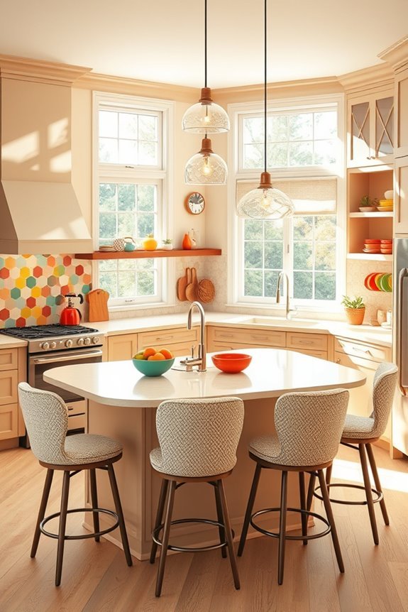 playful decor in beige