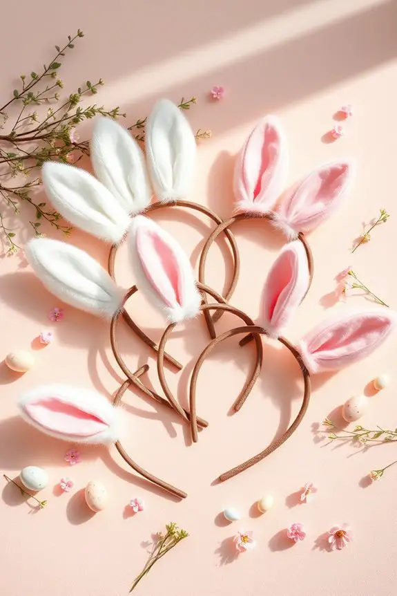 playful easter bunny headbands