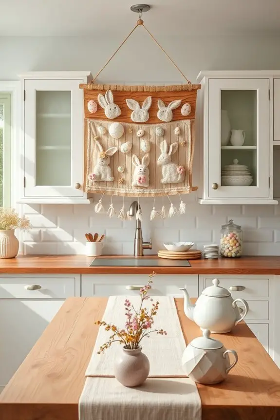 playful easter kitchen decor