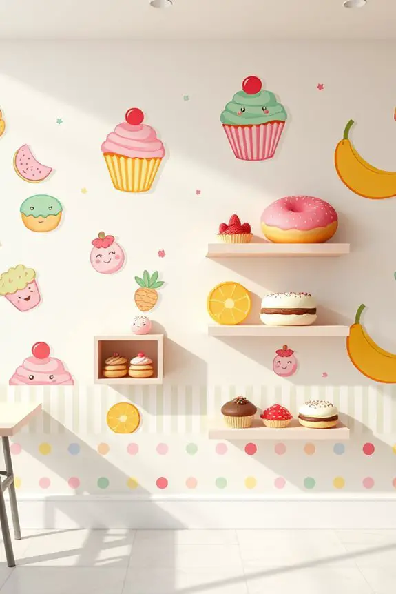 playful graphics enhance atmosphere