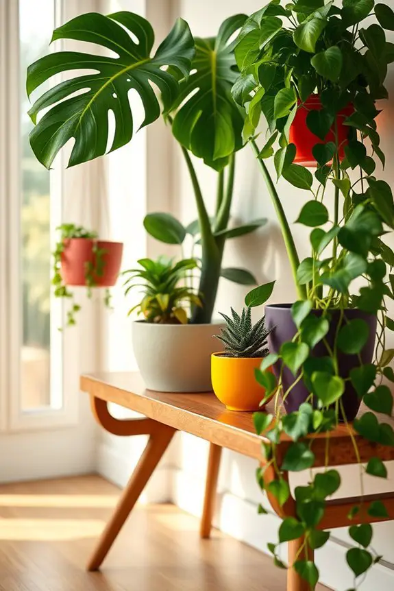 playful indoor plant decor
