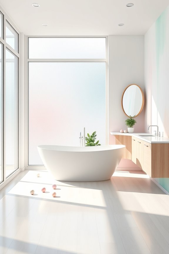 playful pastel bathroom charm