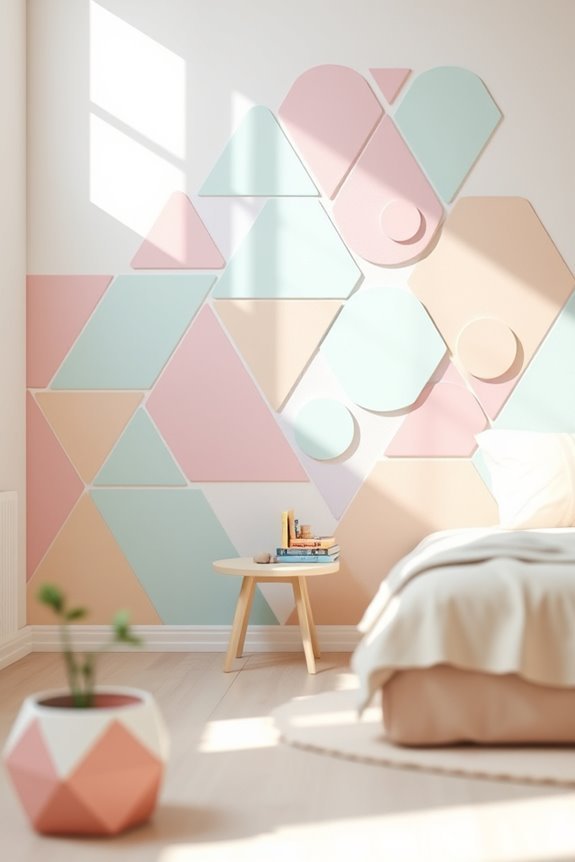 playful pastel geometric designs