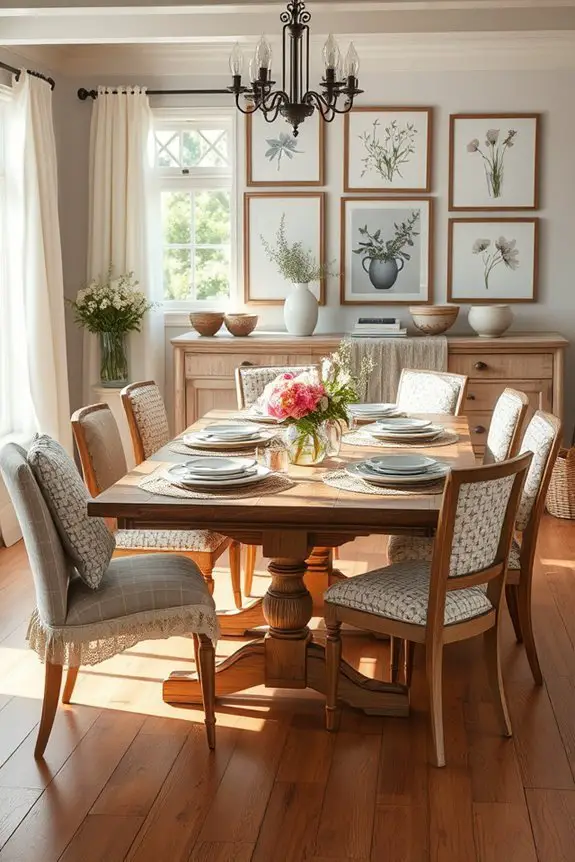 playful pattern mixing decor