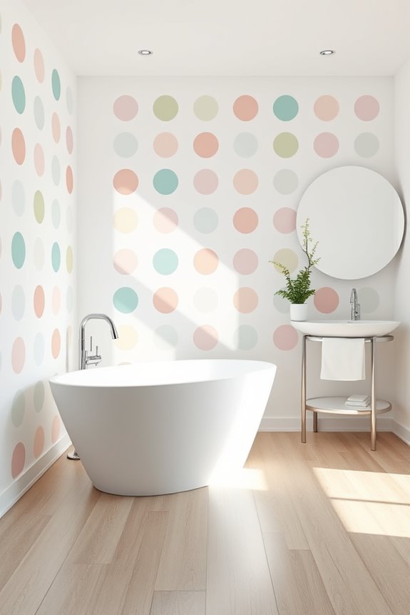 playful polka dot patterns
