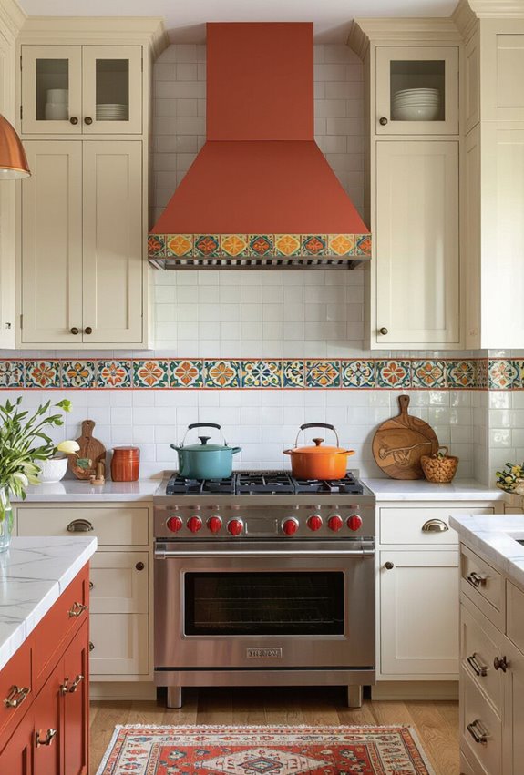 playful tile border accents