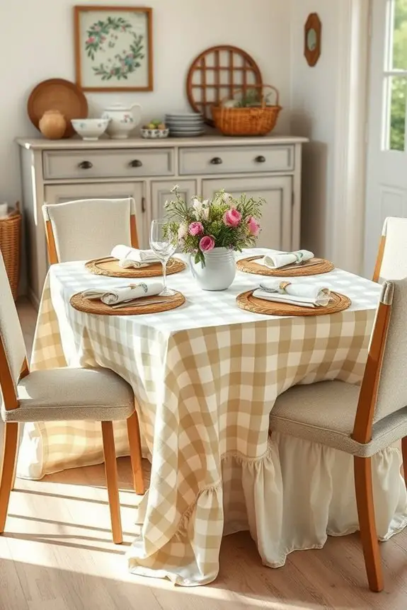 playful vibrant table linens