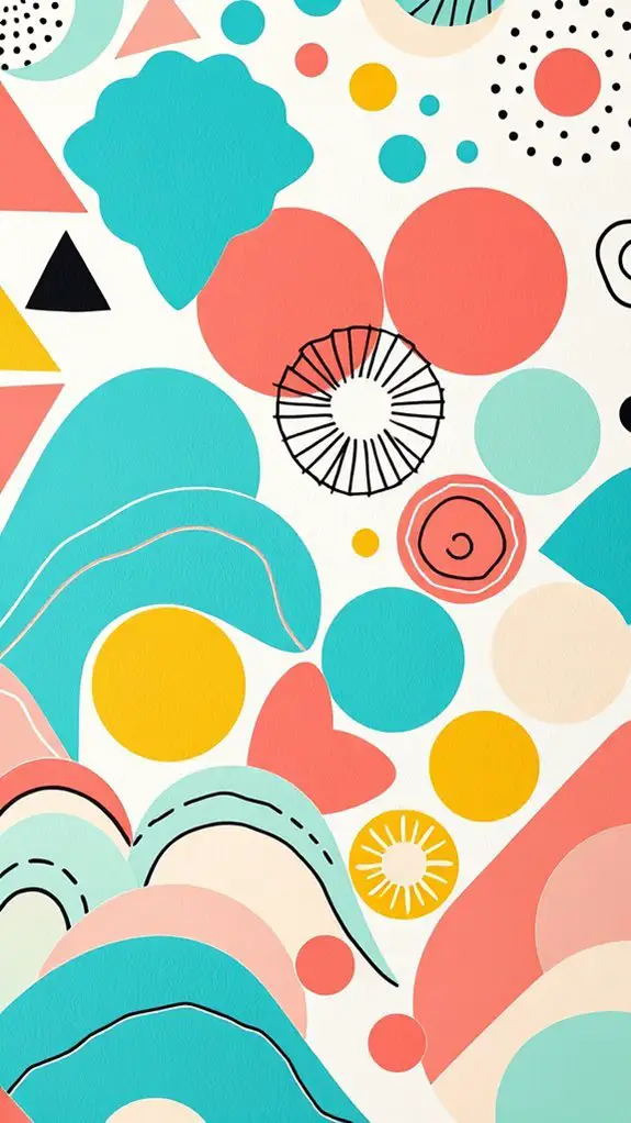 playful wall pattern ideas