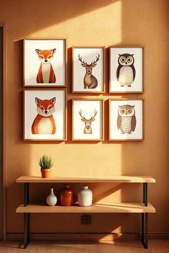 playful whimsical animal decor