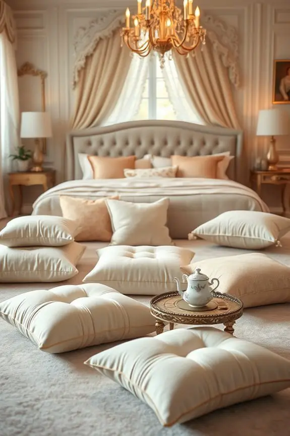 plush cushions for relaxation