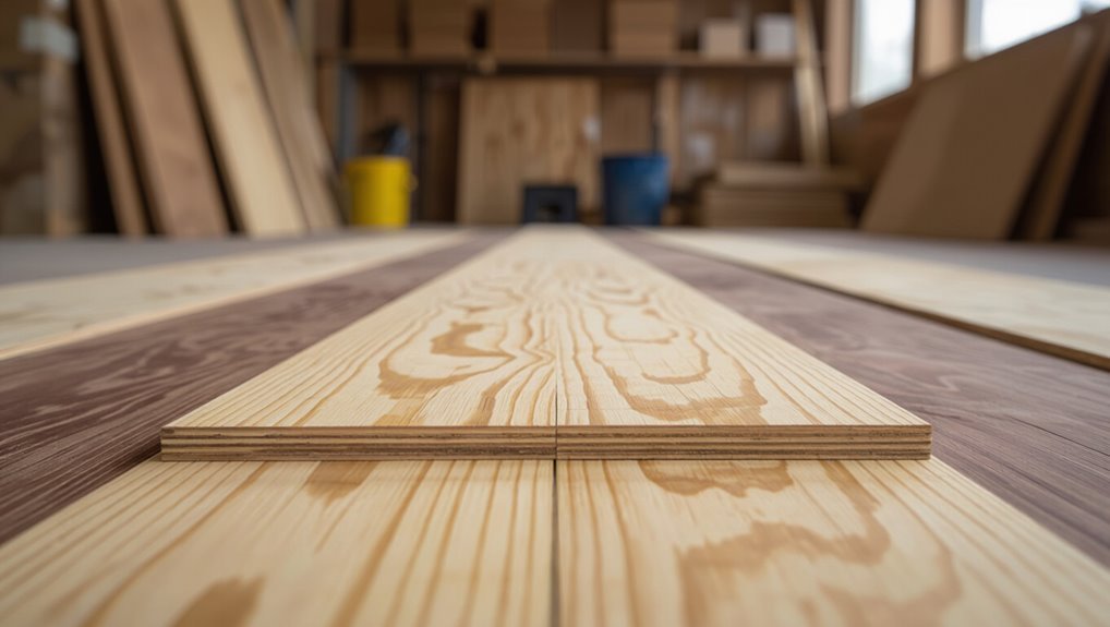 plywood floors construction finishes