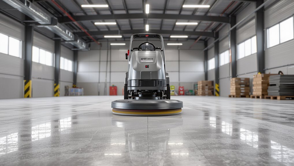polish concrete for sheen