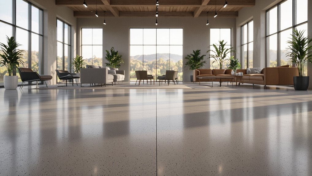 polished concrete grind options