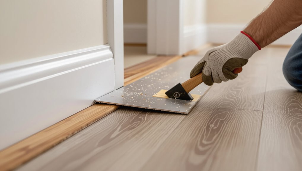 polished floor installation details