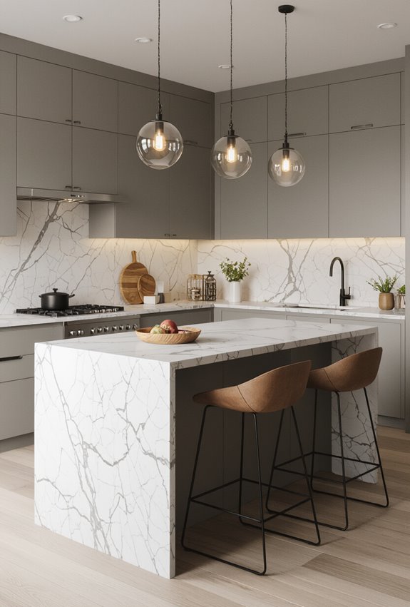 polished quartz textured concrete