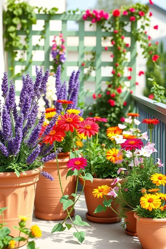 pollinator friendly balcony garden