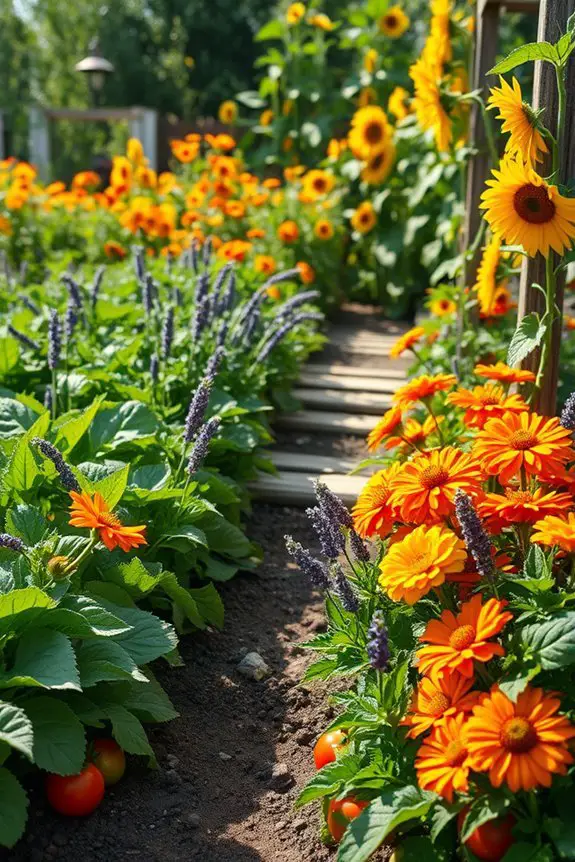 pollinator friendly vegetable gardening