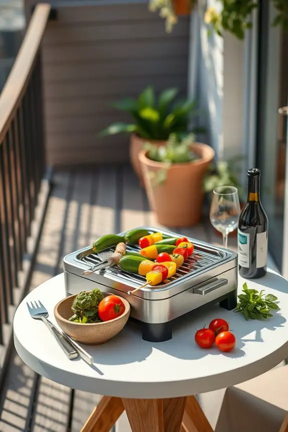 portable balcony bbq essentials