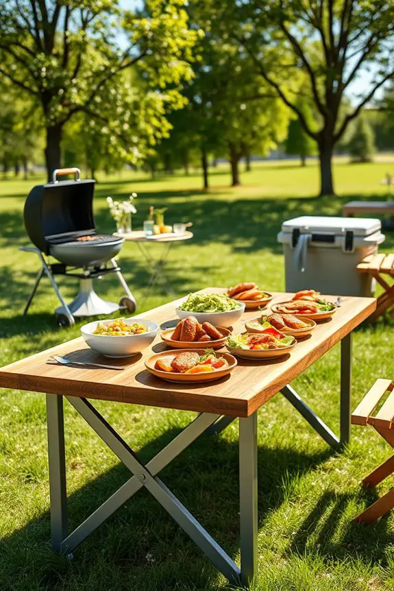 portable outdoor dining solution