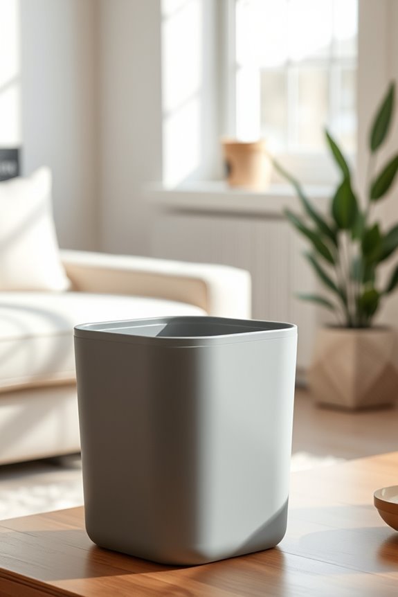 portable stylish space saving dustbins