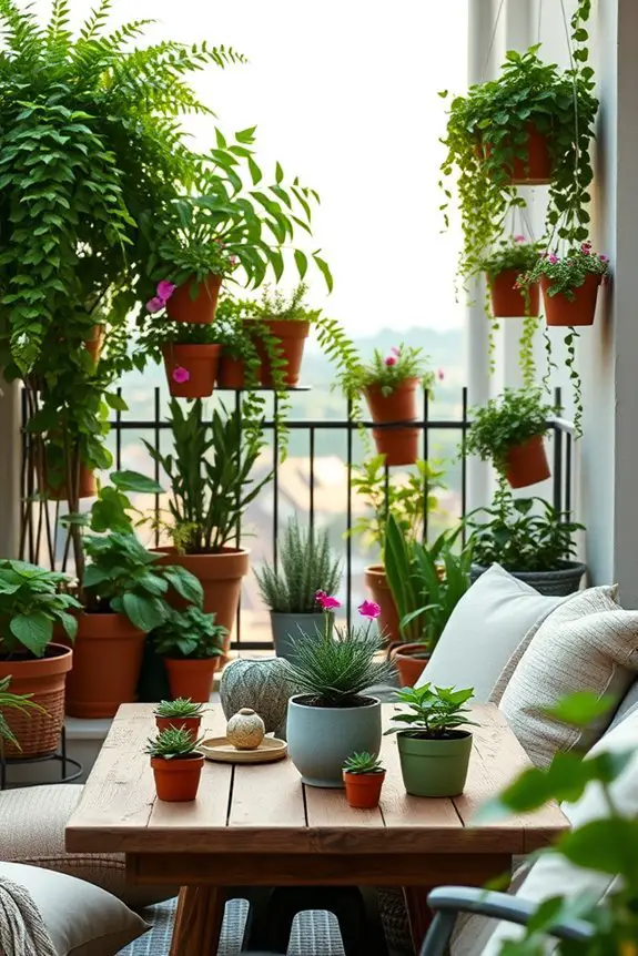 potted plants for relaxation