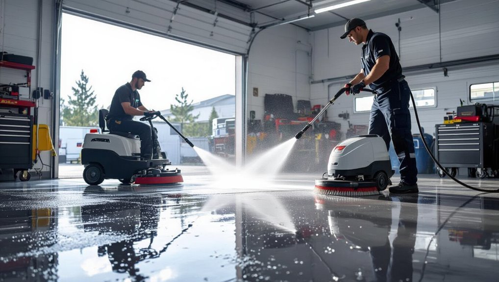 power wash for heavy grime