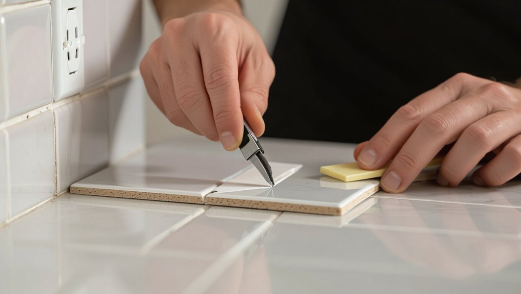 precision cutting for corners