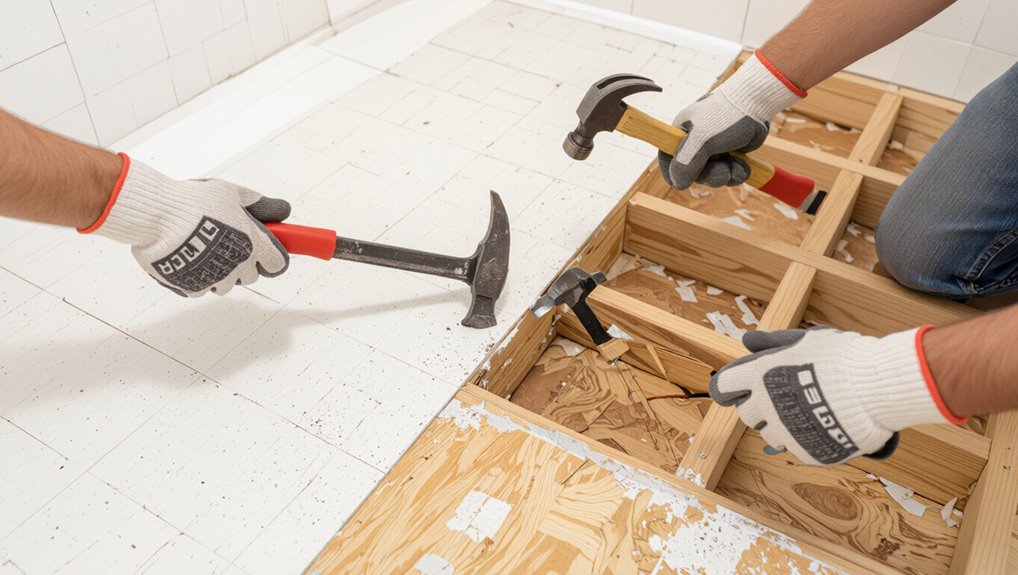 prepare and inspect subfloor