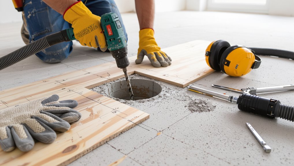 prepare subfloor cut accurately