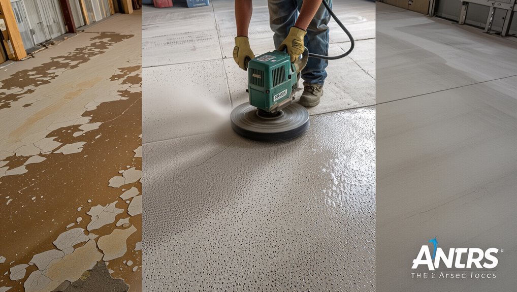 prepare surface for staining