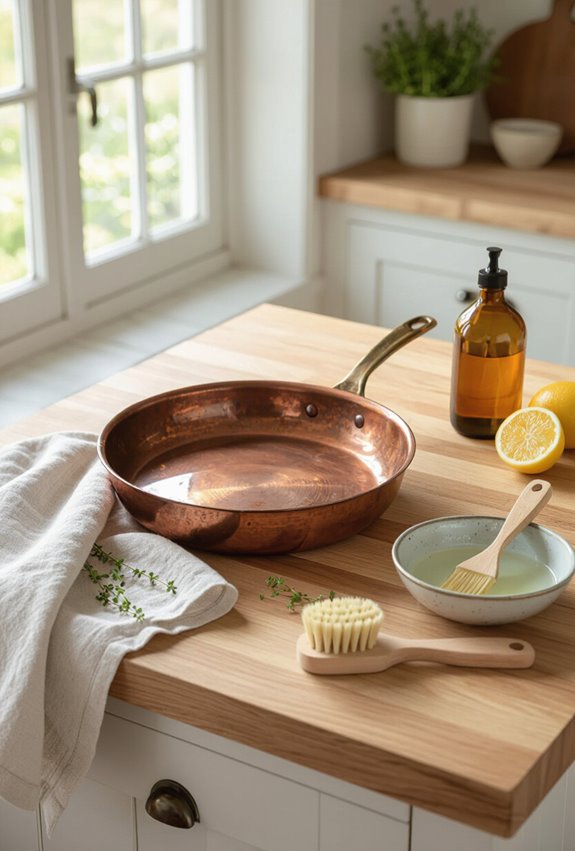 preserve patina with gentle care