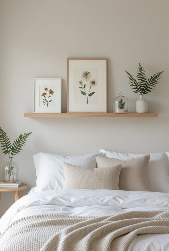 pressed botanical framed specimens preserved