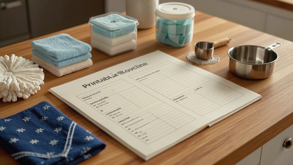 printable planner for routines