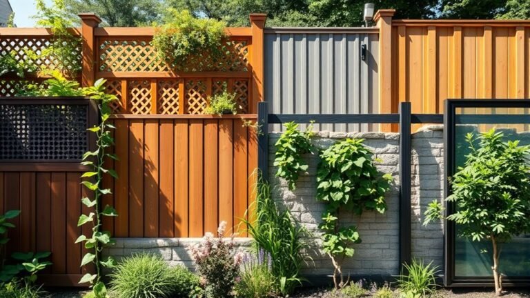 privacy enhancing fence designs
