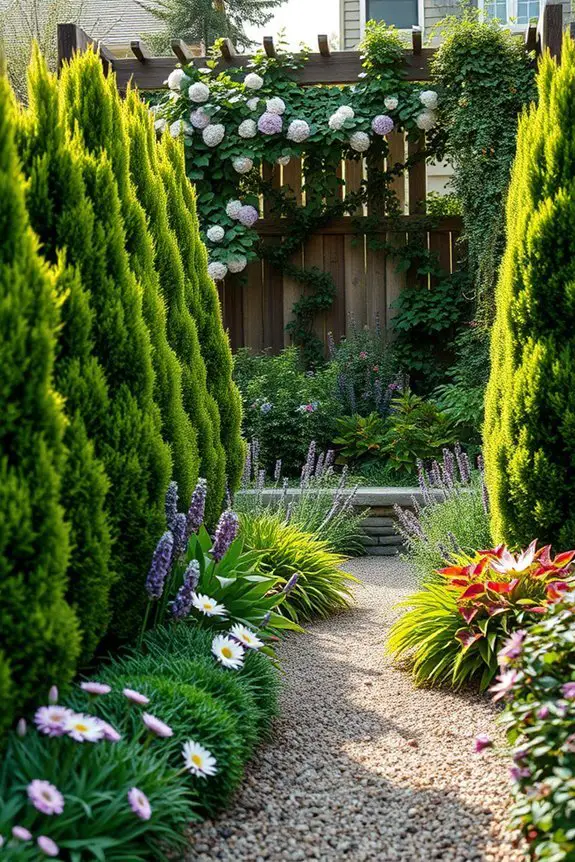 privacy enhancing garden structures