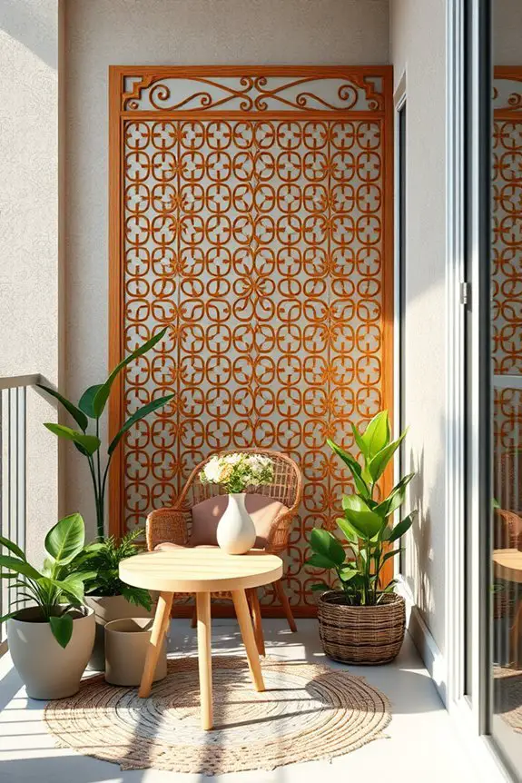 privacy with stylish screens