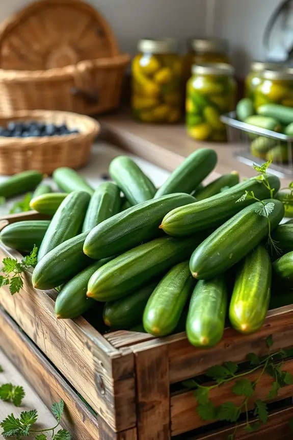 properly store cucumbers longevity