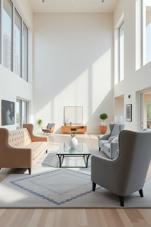 proportional balance with upholstery