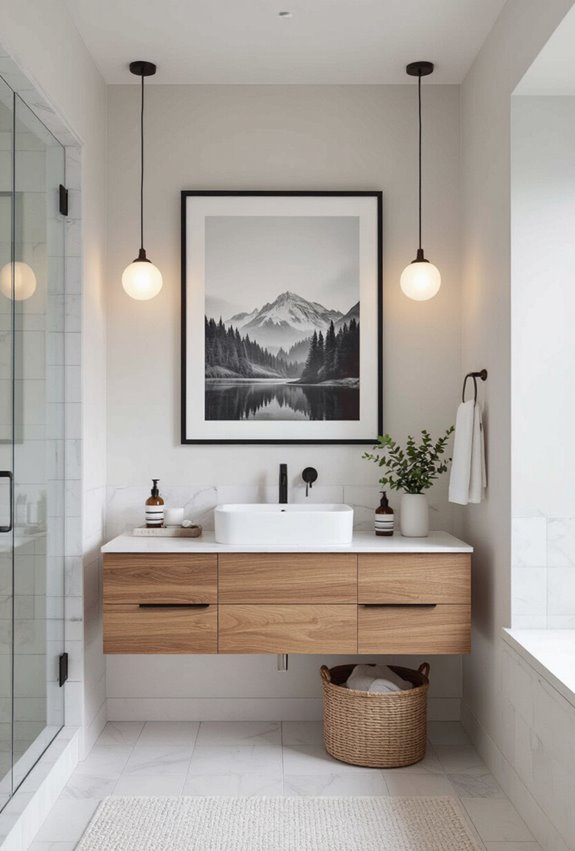 protect art from bathroom moisture