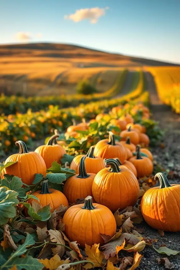 pumpkin patch baby photoshoot