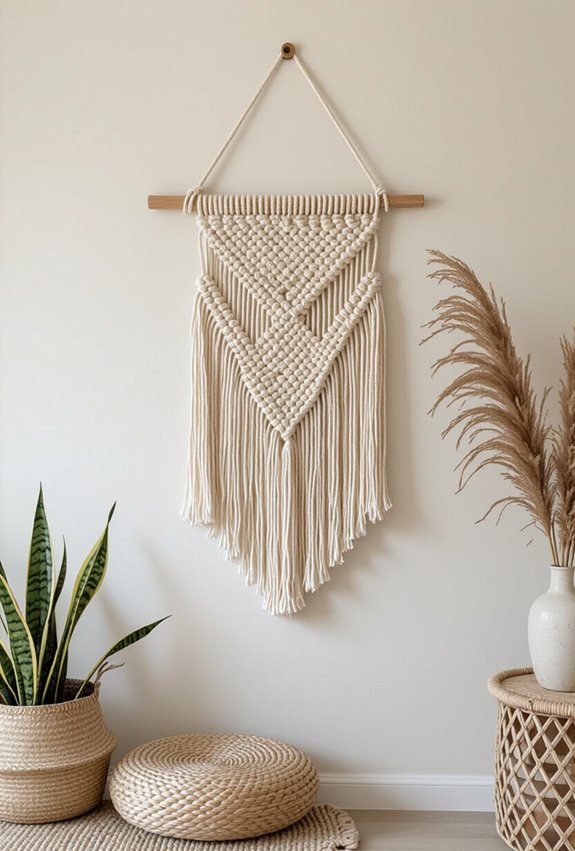 quick handmade boho macram
