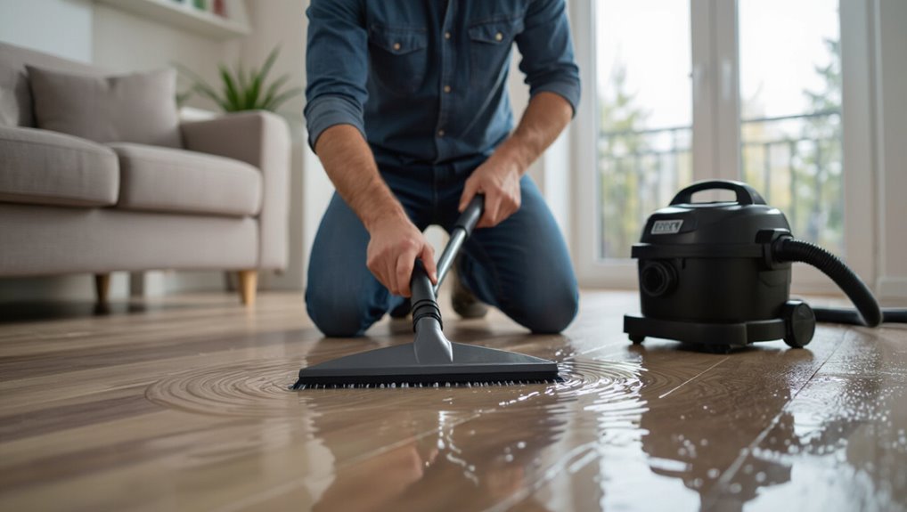 quickly remove standing water