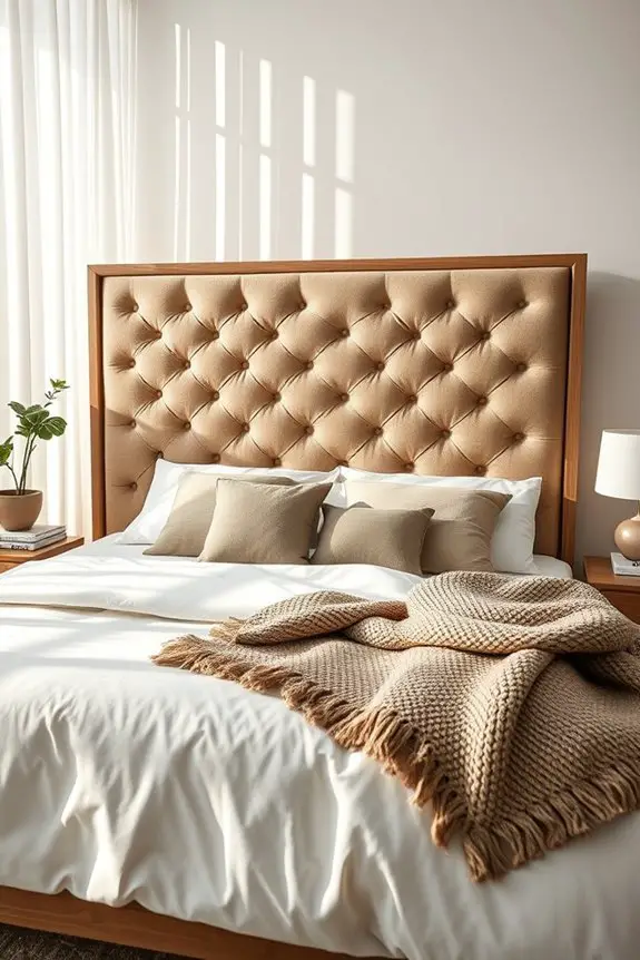 quilted bedbacks enhance comfort