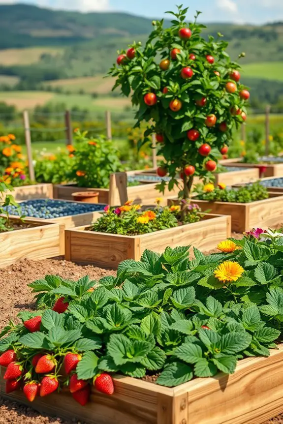 raised beds enhance fruit production